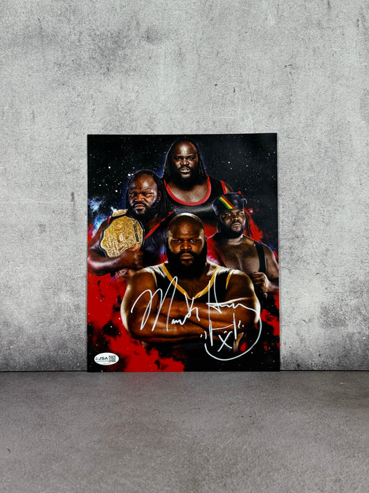 Foto firmada por Mark Henry JSA