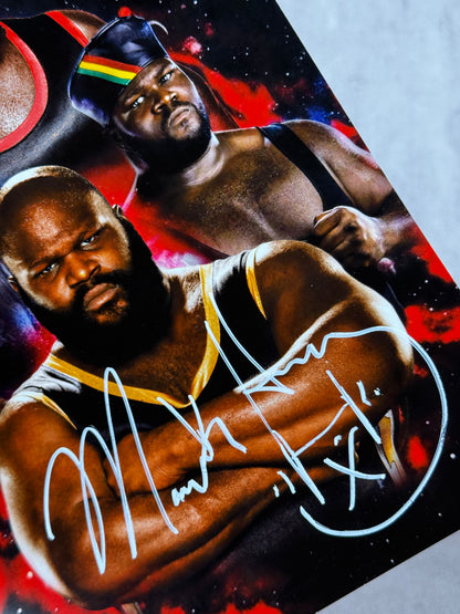 Foto firmada por Mark Henry JSA