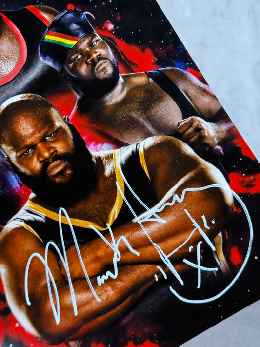 Foto firmada por Mark Henry JSA