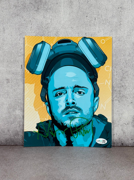 Foto Jessie Pinkman firmada por Aaron Paul (JSA)