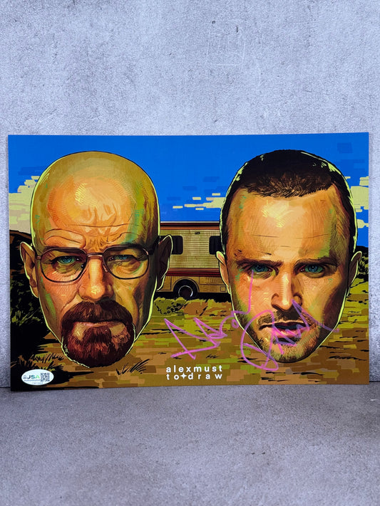 Foto Jessie Pinkman firmada por Aaron Paul (JSA)