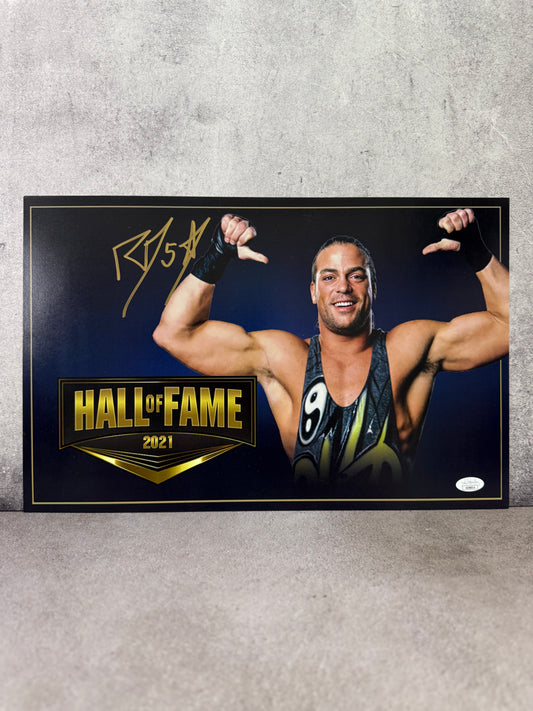 Poster firmado por Rob Van Dam JSA