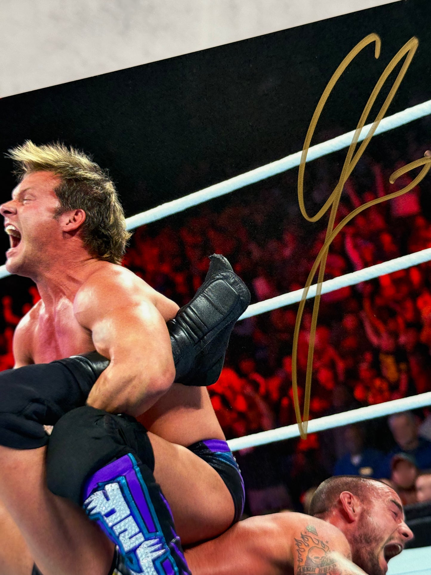 Foto firmada por Chris Jericho JSA