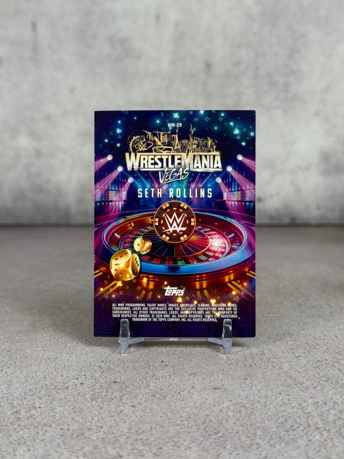 Tarjetas WrestleMania 42 numerada /50