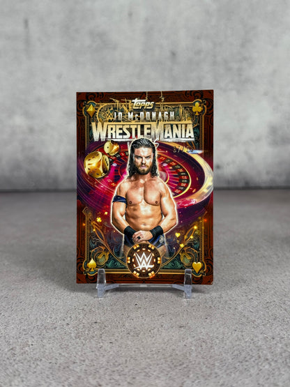 Tarjeta JD Mcdonagh WrestleMania 42 numerada /25