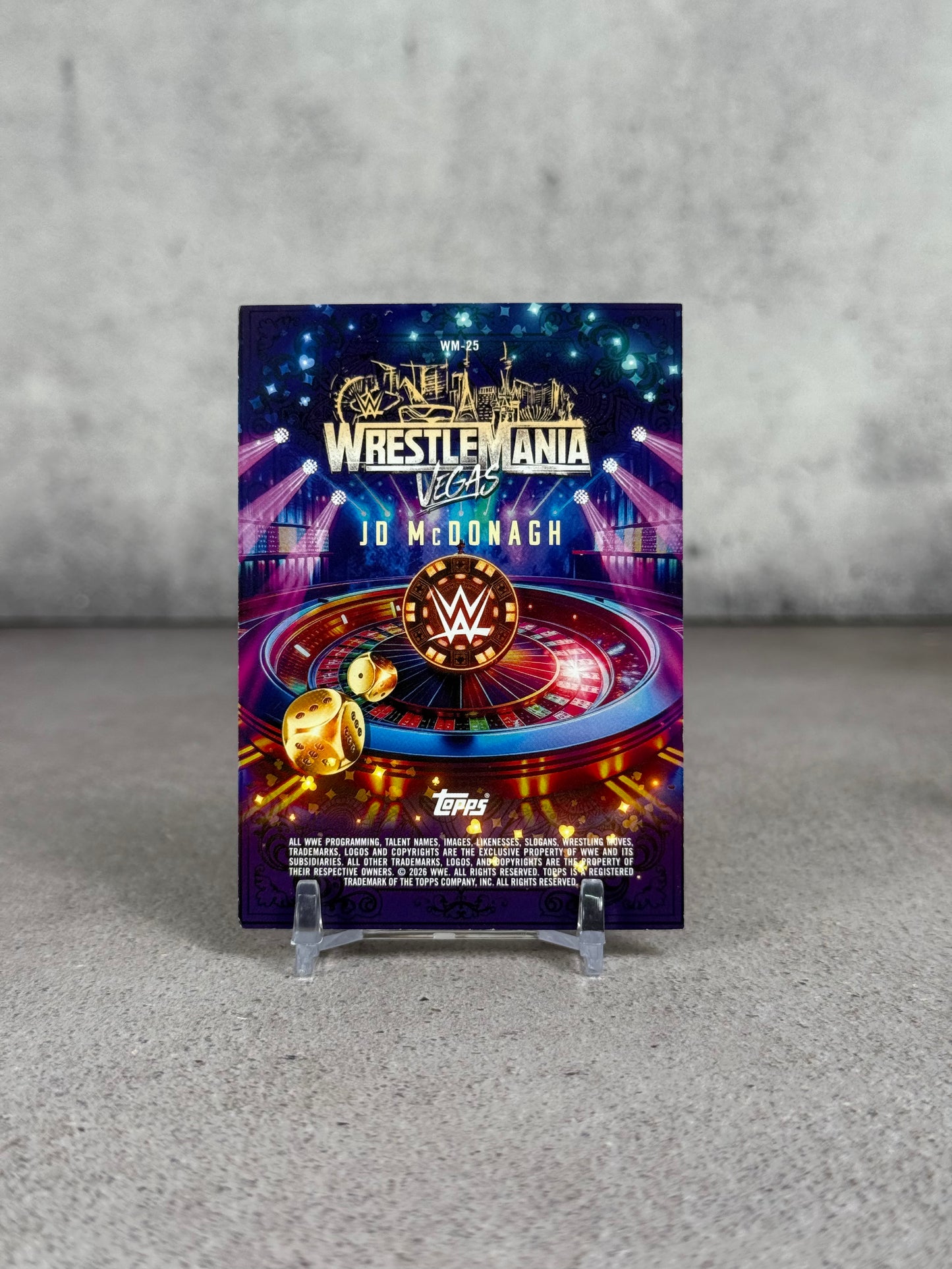 Tarjetas WrestleMania 42 numerada /50