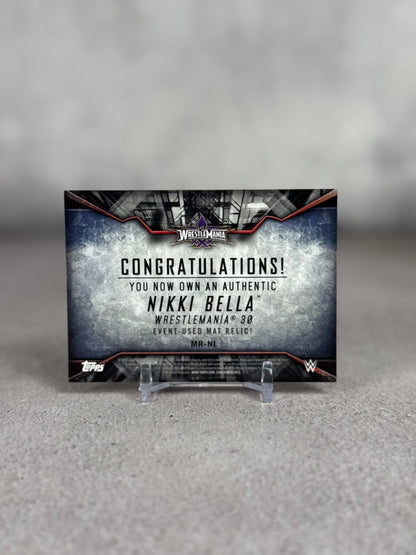 Tarjeta Nikki Bella WM30 relic /199