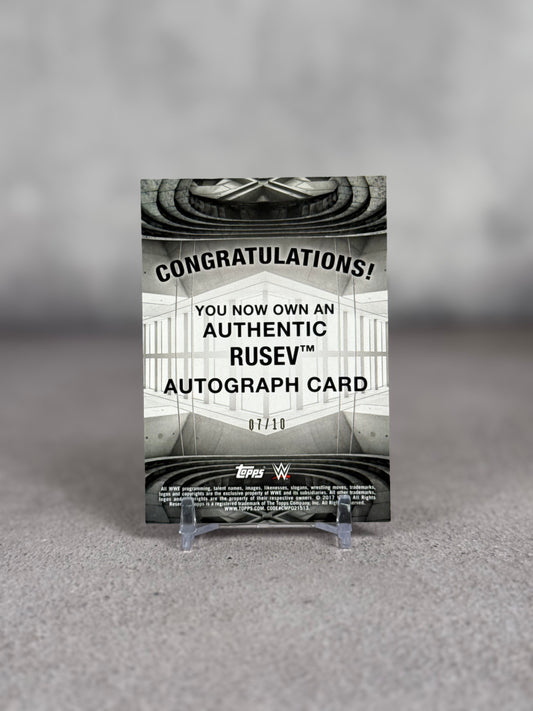 Tarjeta WWE Rusev 07/10