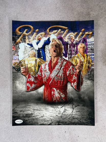 Poster firmado por Ric Flair JSA