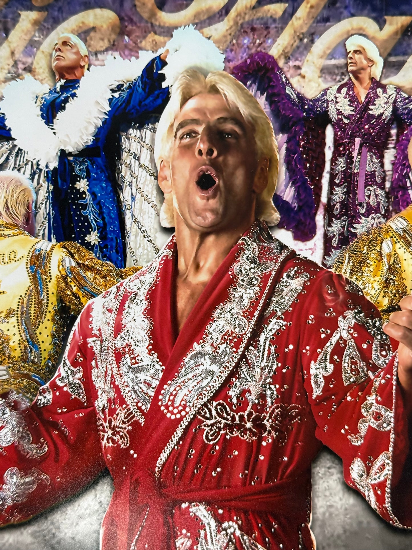 Poster firmado por Ric Flair JSA