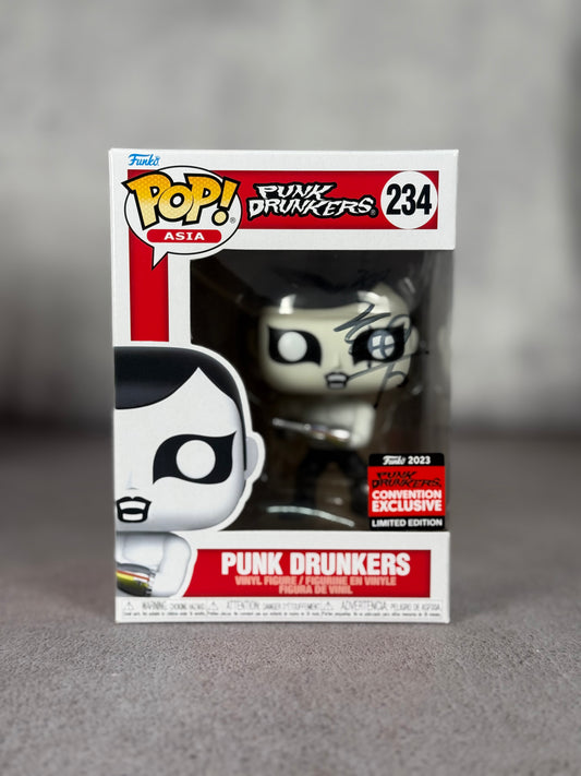 Funko Pop Punk Drunkers Convention Exclusive firmado por Oyakata (JSA LOA)