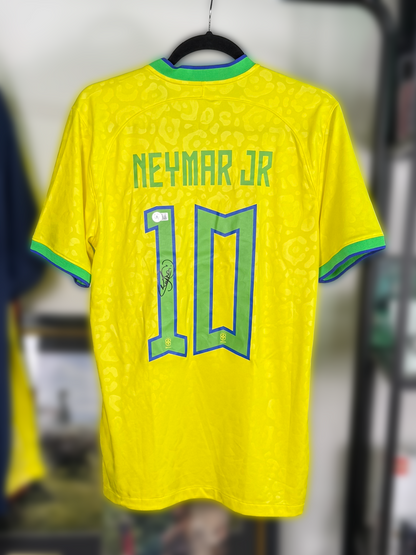 Jersey Brasil 2022 firmado por Neymar Jr Beckett