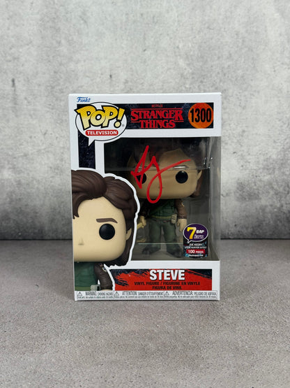 Funko Steve Stranger Things – Firmado por Joe Keery – Limitado 100 pcs – JSA