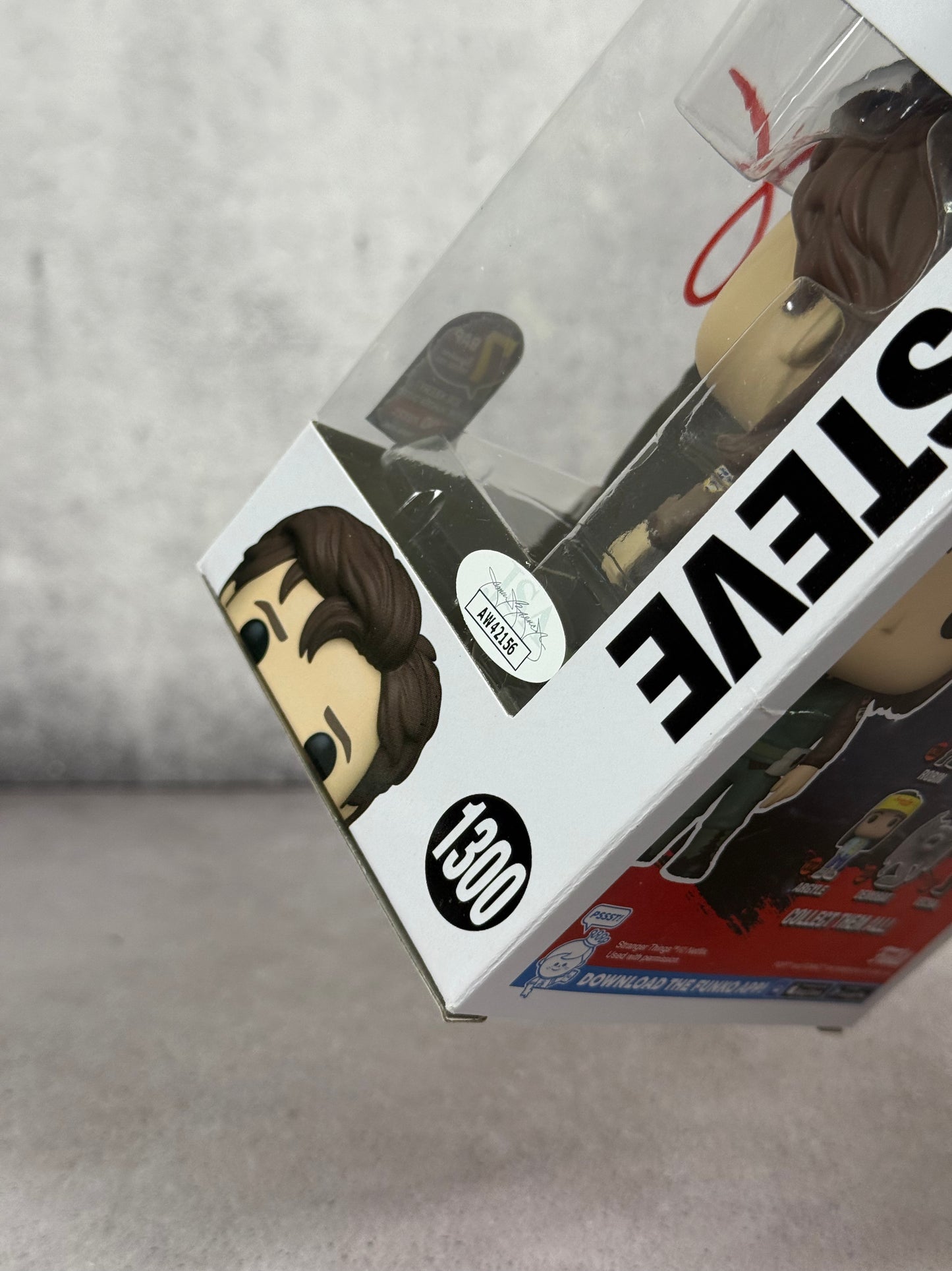 Funko Steve Stranger Things – Firmado por Joe Keery – Limitado 100 pcs – JSA