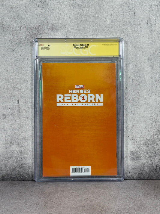 Heroes Reborn #1 (2021) Blade Variant – Firmado por Mark Bagley – CGC 9.8