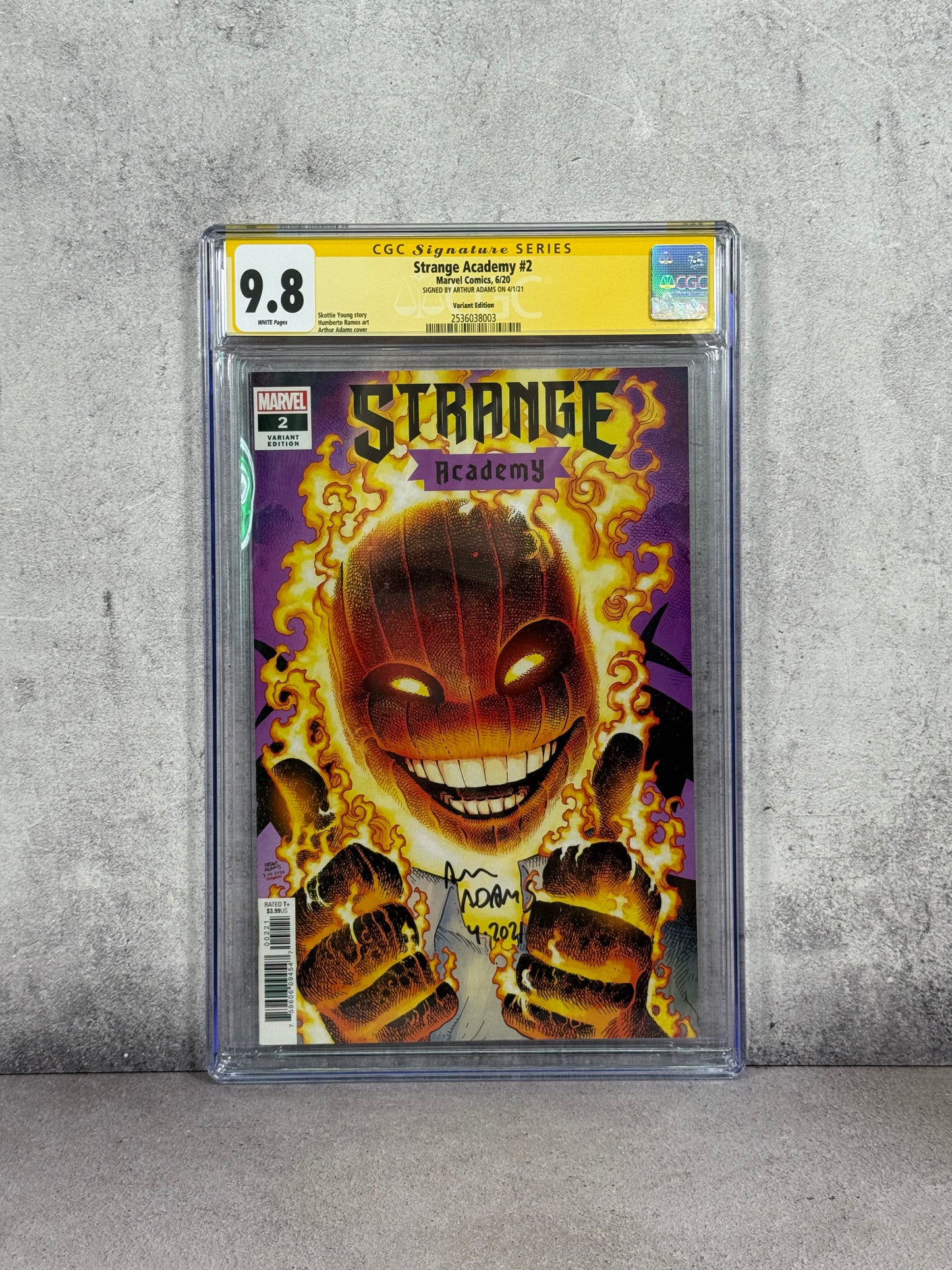 Strange Academy #2 (2020) – Firmado por Arthur Adams – CGC 9.8