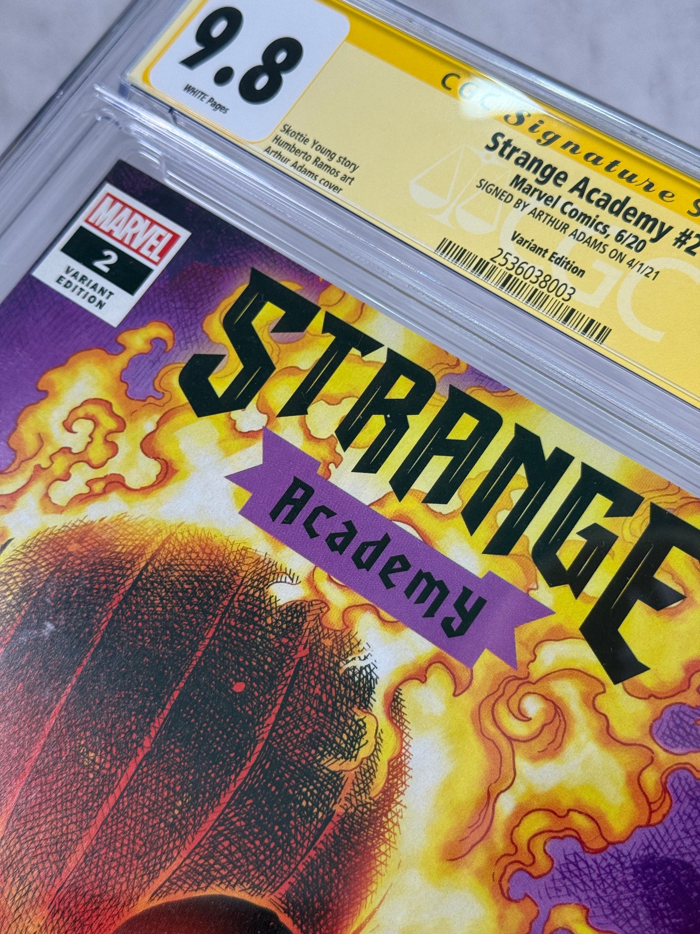 Strange Academy #2 (2020) – Firmado por Arthur Adams – CGC 9.8