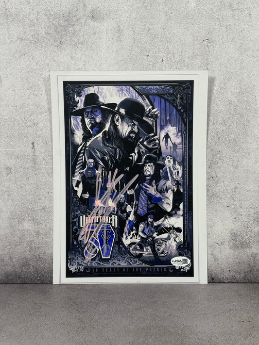 Foto Firmada The Undertaker – Certificado JSA