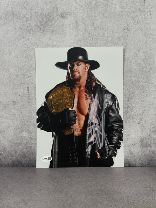 Foto Firmada The Undertaker – Certificado JSA