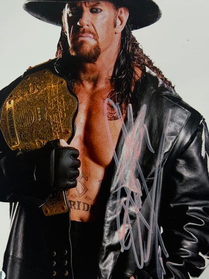 Foto Firmada The Undertaker – Certificado JSA