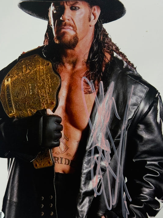 Foto Firmada The Undertaker – Certificado JSA