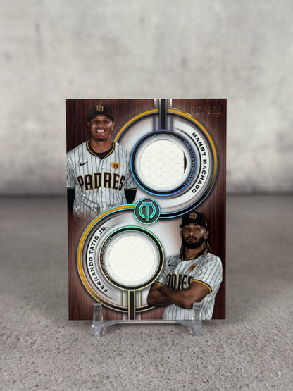 Machado & Tatis Jr Dual Relics Game Used 97/199 – Topps Tribute