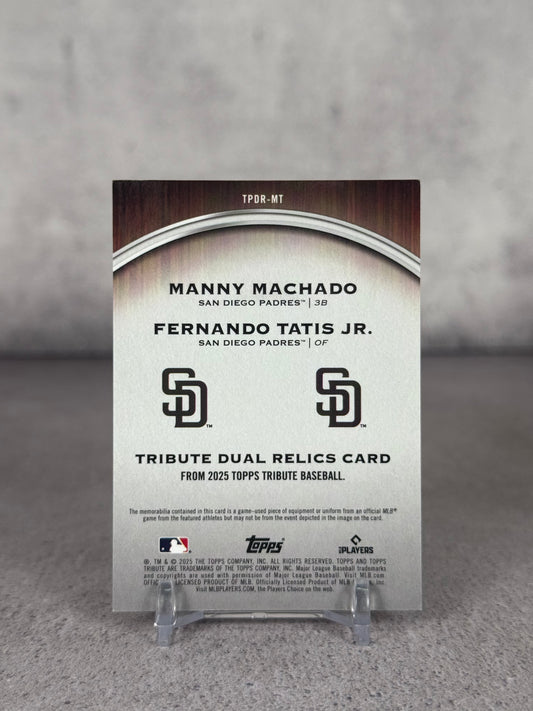 Machado & Tatis Jr Dual Relics Game Used 97/199 – Topps Tribute