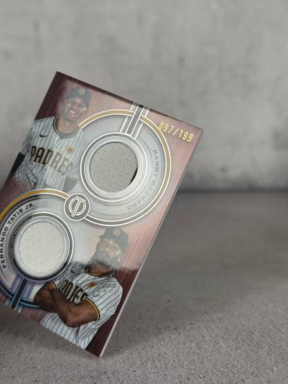 Machado & Tatis Jr Dual Relics Game Used 97/199 – Topps Tribute