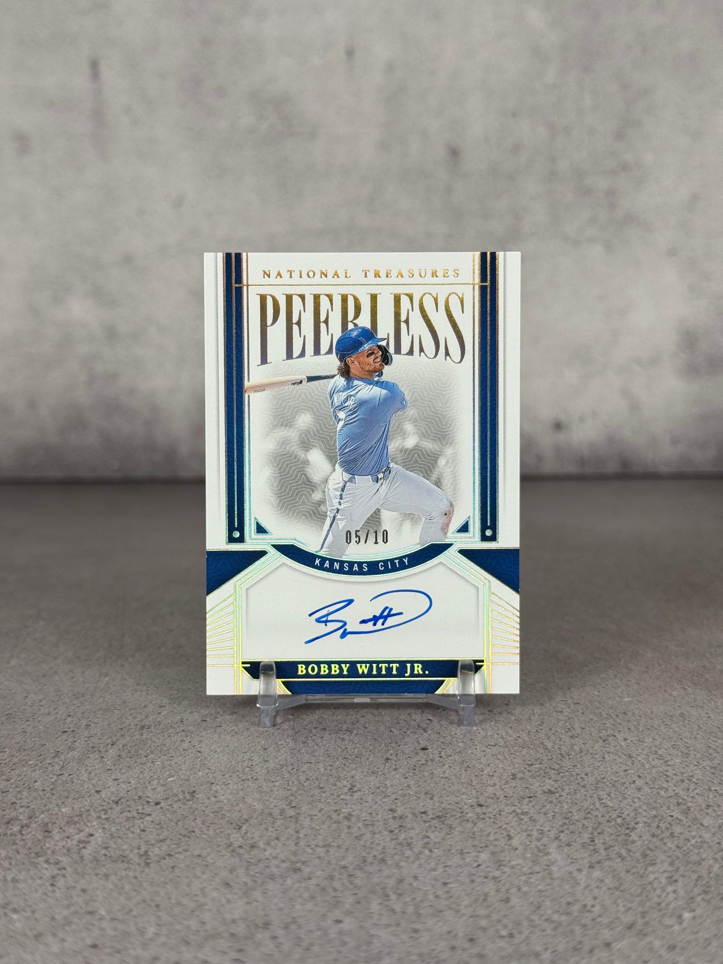 Bobby Witt Jr Auto 05/10 – Panini National Treasures