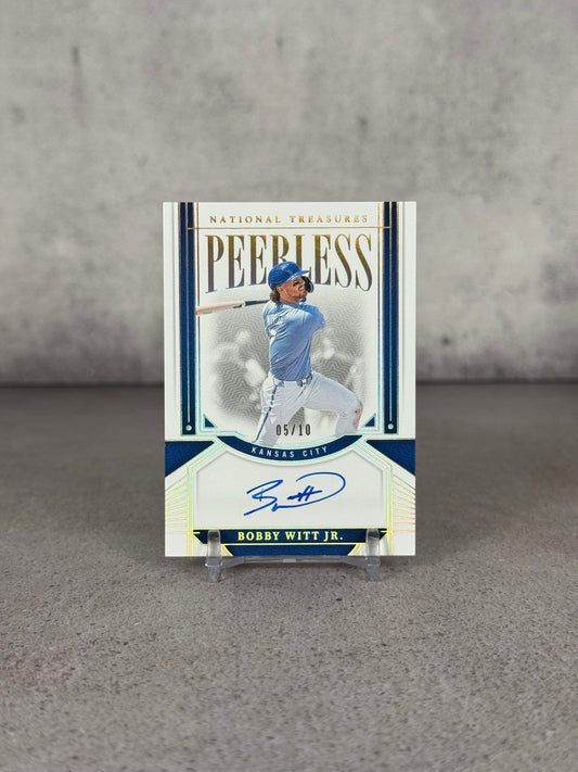 Bobby Witt Jr Auto 05/10 – Panini National Treasures