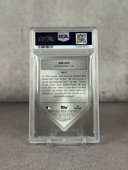 Juan Soto Auto Bowman Platinum 2022 – PSA 9
