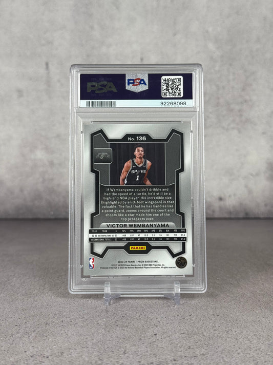 Victor Wembanyama Rookie Prizm 2023 – PSA 9