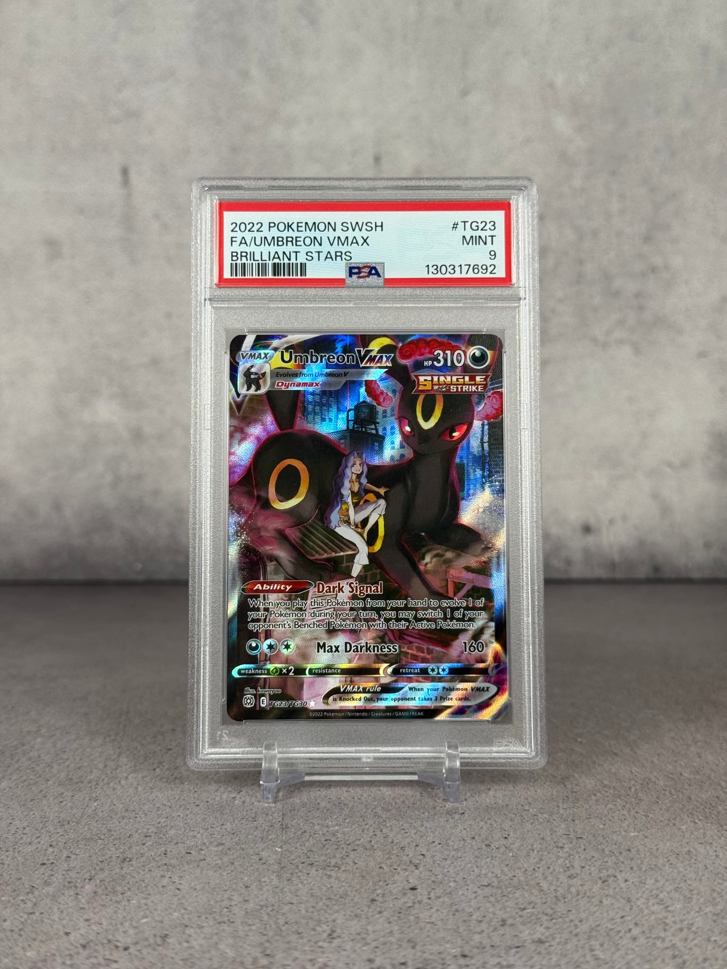Umbreon VMAX Brilliant Stars 2022 – PSA 9