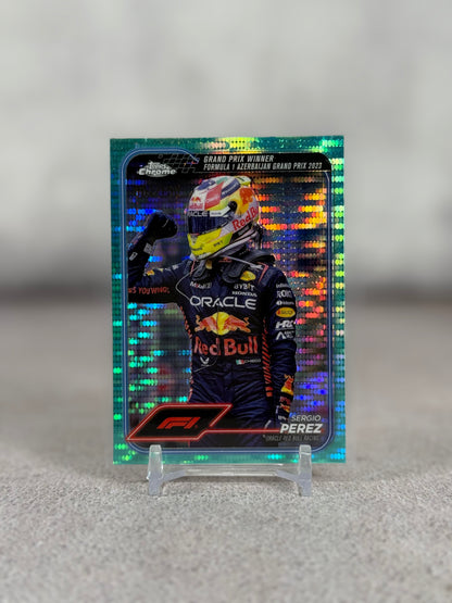 Topps Chrome F1 Checo Pérez Azerbaijan GP 2023 #002/150