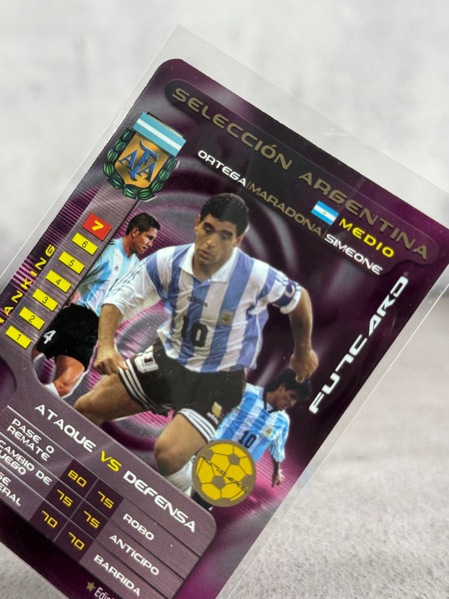 Maradona Selección Argentina Futcard México 2005 Edición Limitada