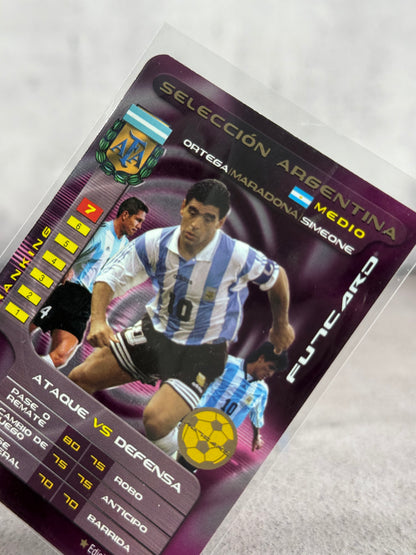Maradona Selección Argentina Futcard México 2005 Edición Limitada