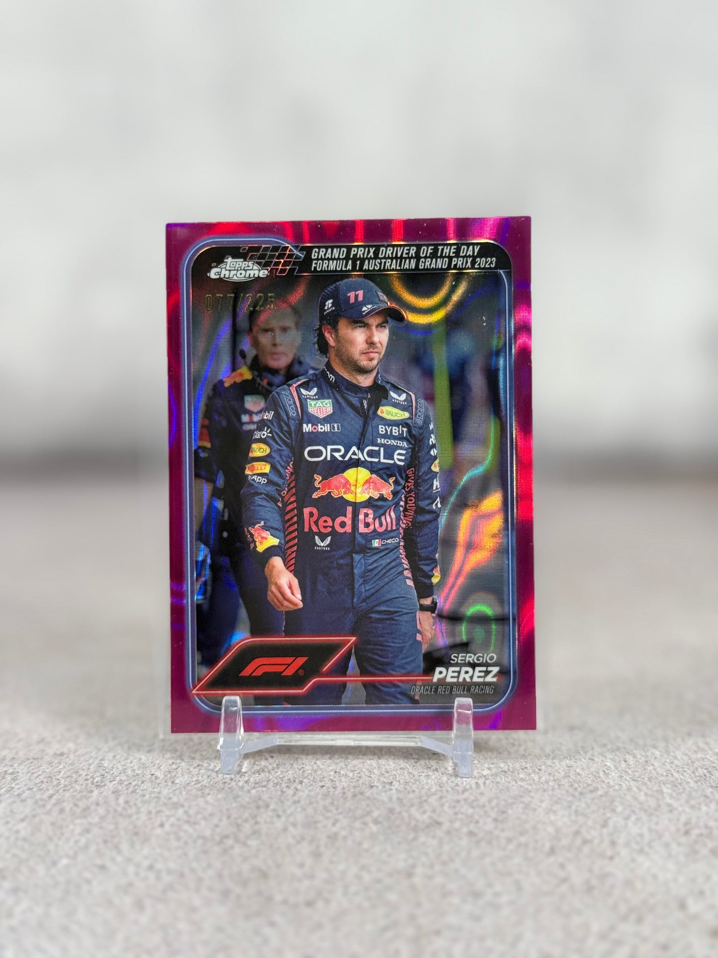 Topps Chrome F1 Checo Pérez Australian GP 2023 #077/225