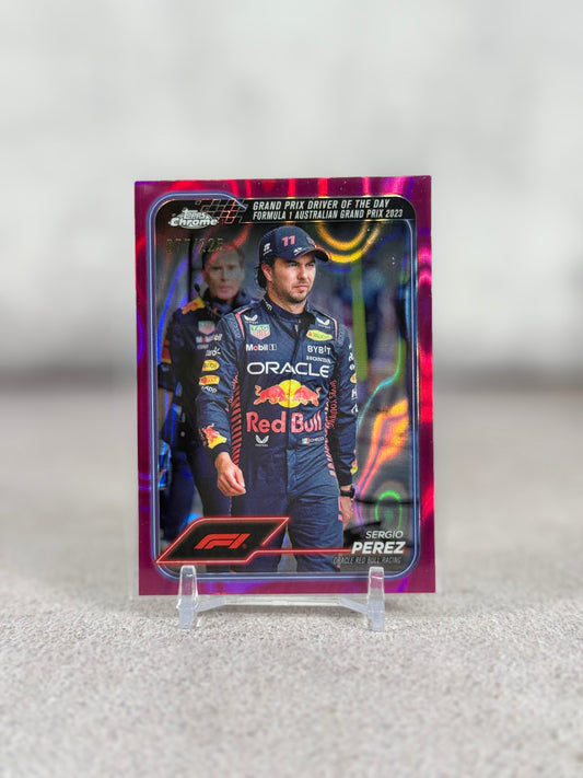 Topps Chrome F1 Checo Pérez Australian GP 2023 #077/225