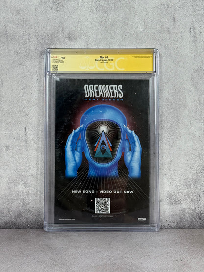 Cómic Thor #4 Marvel 2020 CGC 9.8 firmado por Donny Cates