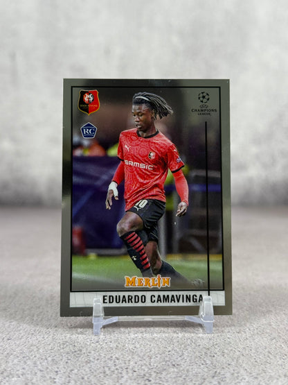 Tarjeta Topps Merlin Eduardo Camavinga Rookie