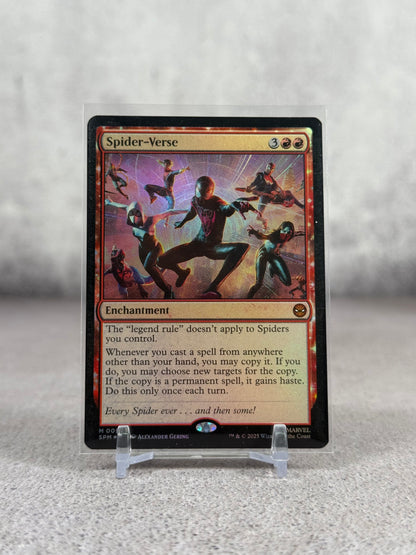 Tarjeta Magic x Marvel Spiderman Spider-Verse 2025 foil