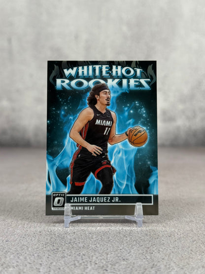 Tarjeta Donruss Optic 2024 Jaime Jaquez Jr White Hot Rookies