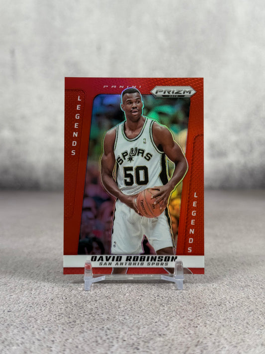 Tarjeta Panini Prizm Legends David Robinson 093/199 numerada