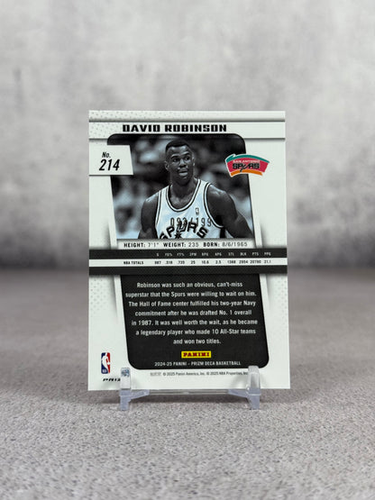Tarjeta Panini Prizm Legends David Robinson 093/199 numerada