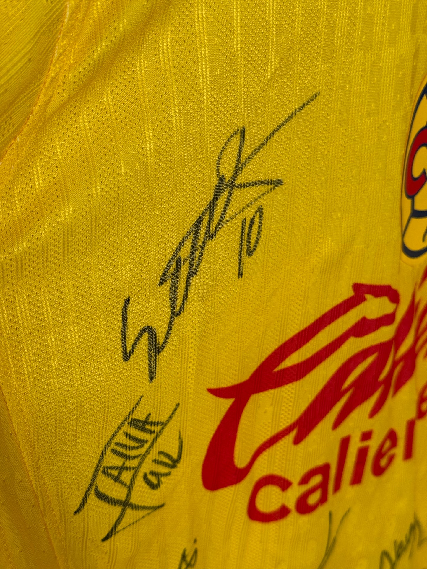 Jersey América Femenil firmado por plantel completo certificado SWAU