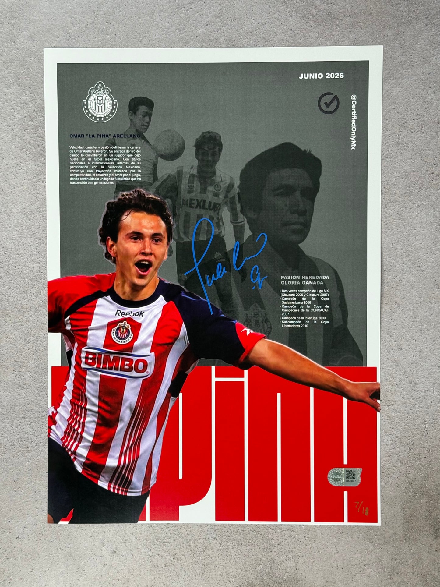 Póster Edición Especial Omar Arellano Firmado | Limitado a 18 Piezas| SWAU