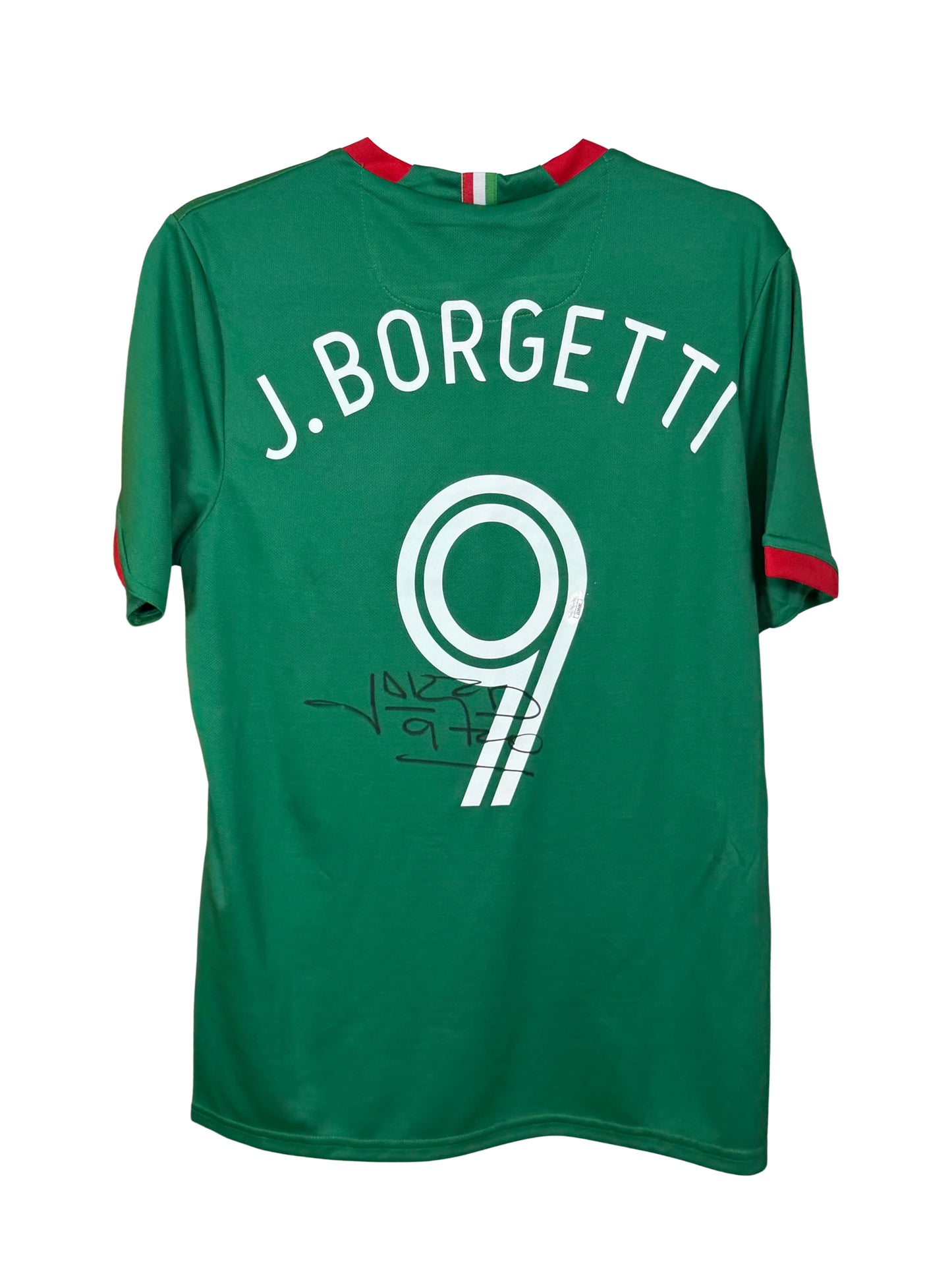 Jersey Selección Mexicana 2006 firmado por Jared Borgetti certificado JSA
