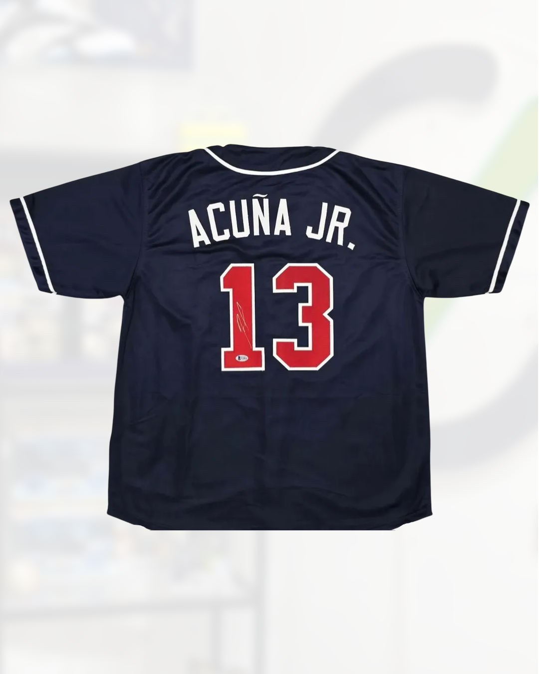 Jersey firmado por Ronald Acuña Jr | Certificado Beckett