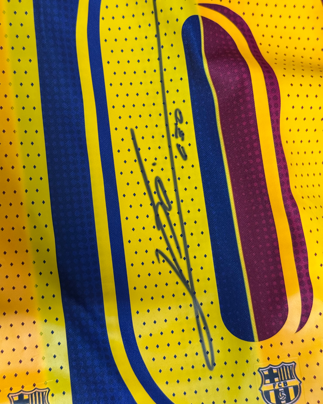 Jersey FC Barcelona firmado por Lionel Messi | Certificado ICONS